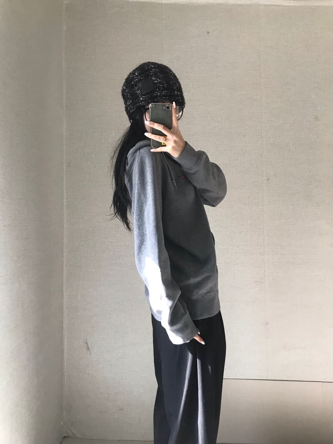 리바이스 그레이 후드집업 상품이미지2