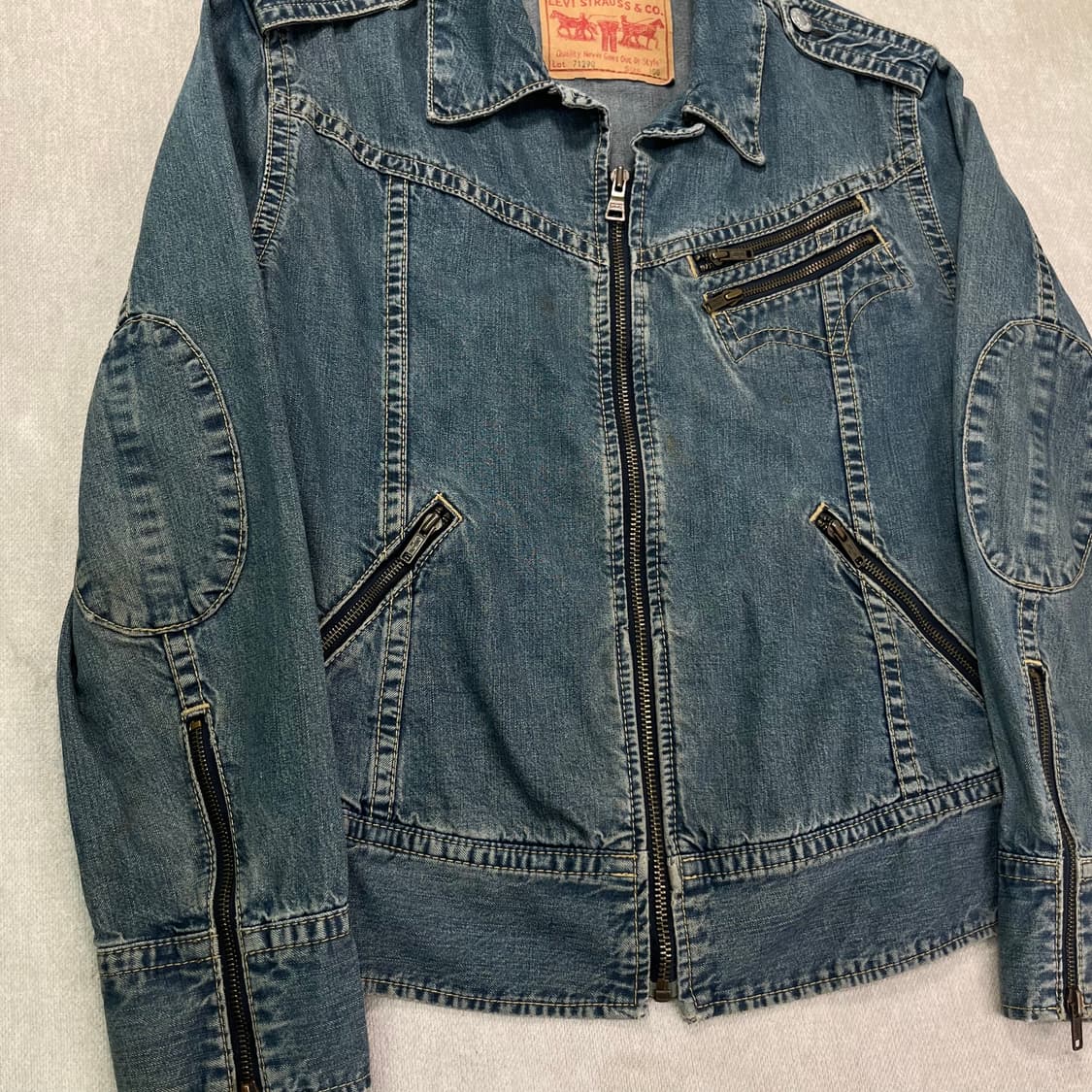 100 리바이스 90s 데님 올드스쿨 자켓 상품이미지4