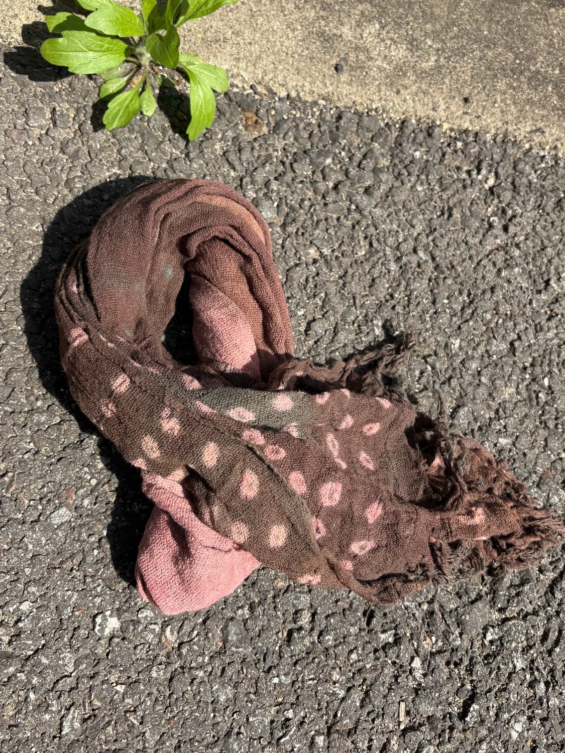 타이다이 그라데이션 히피 그런지 머플러 JPN  상품이미지3