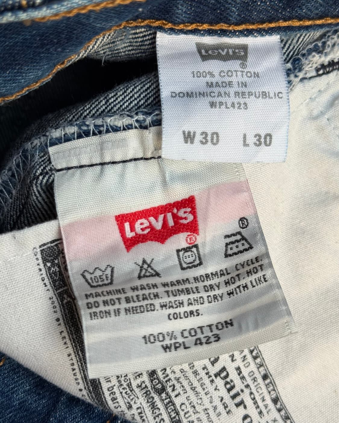 Levi's 501 00s washed denim pants 상품이미지9