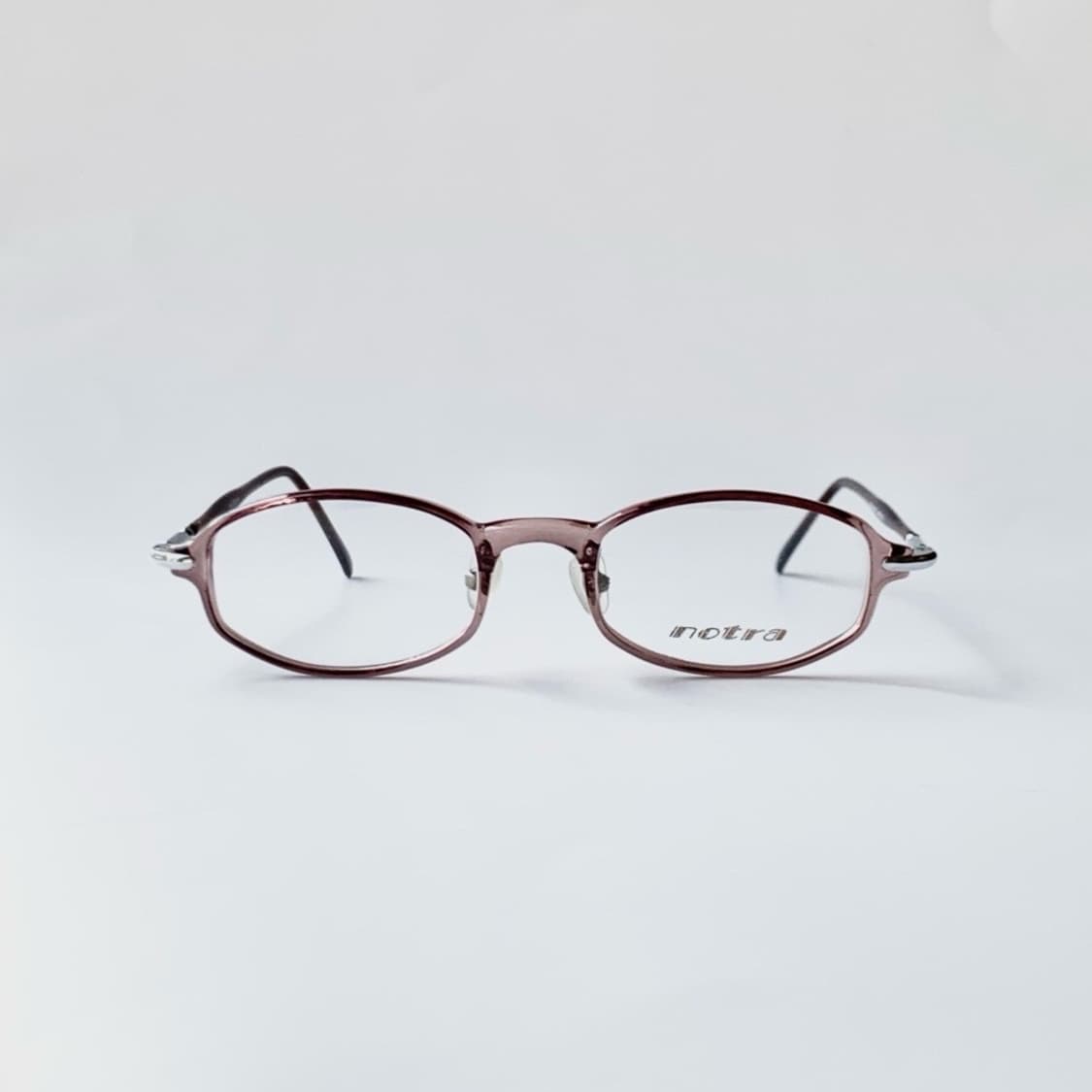 [픽키-702] 브라운 클리어 뿔테 안경 오벌 스퀘어 슬림 초경량 상품이미지2