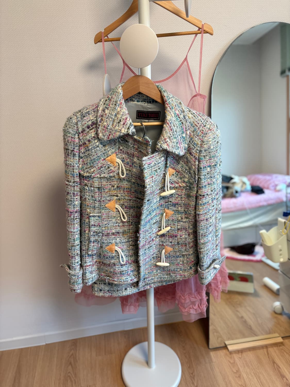 빈티지 더플코트 스커트 세트 상품이미지5