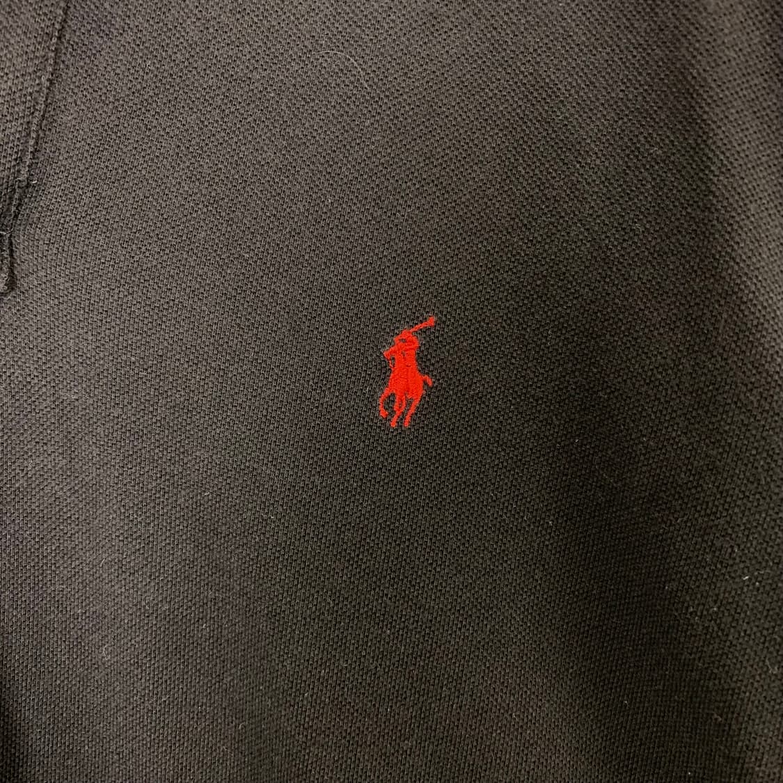 폴로 랄프로렌 신형 블랙 긴팔 카라 티셔츠 상품이미지3