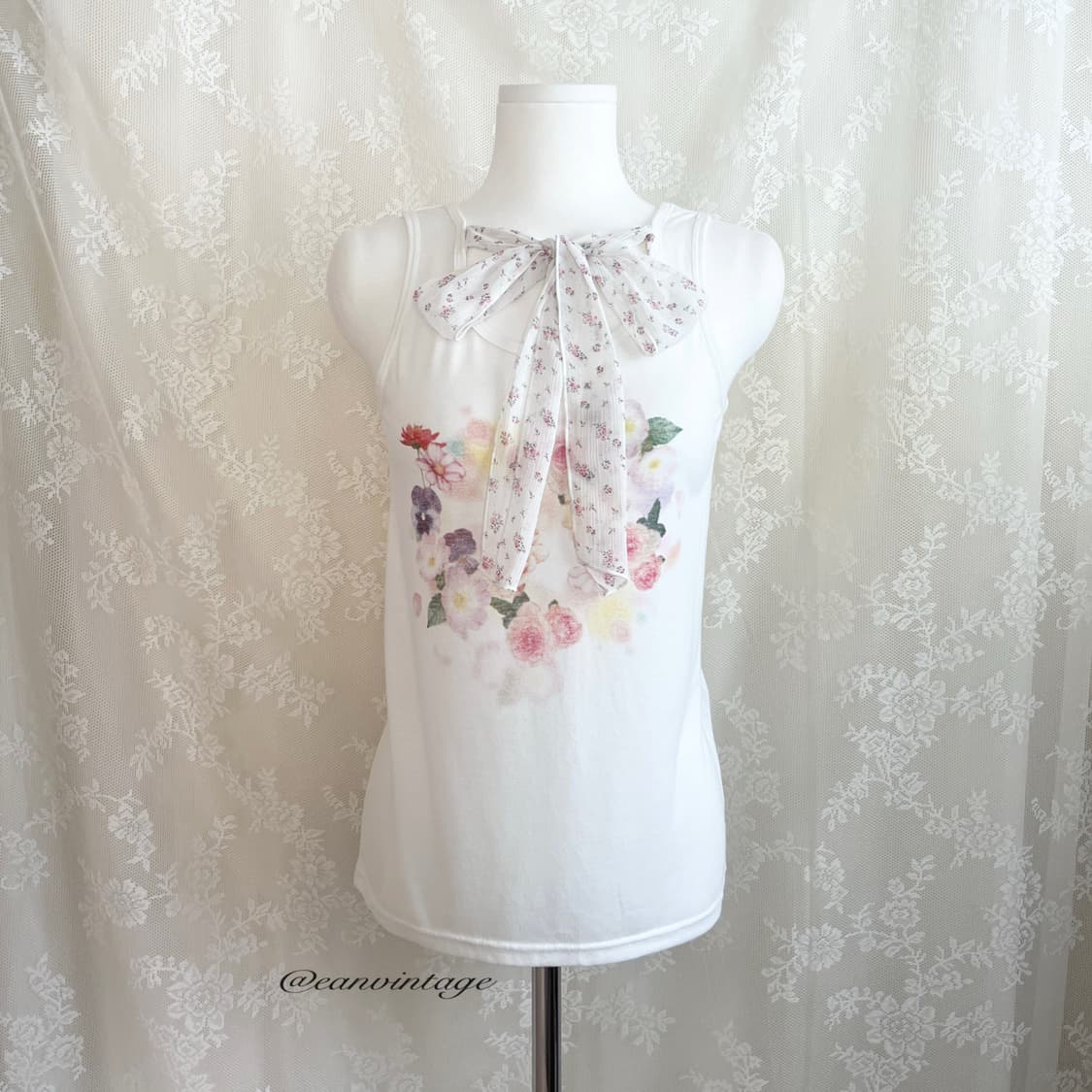 cinema club flower ribbon sleeveless 상품이미지6
