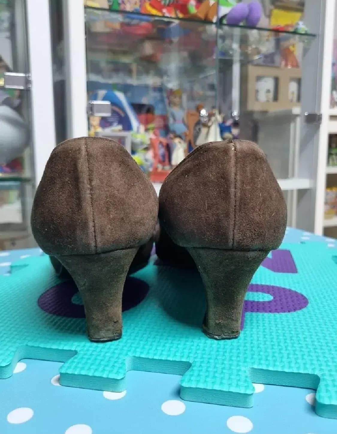브라운 스웨이드 수제화 상품이미지3