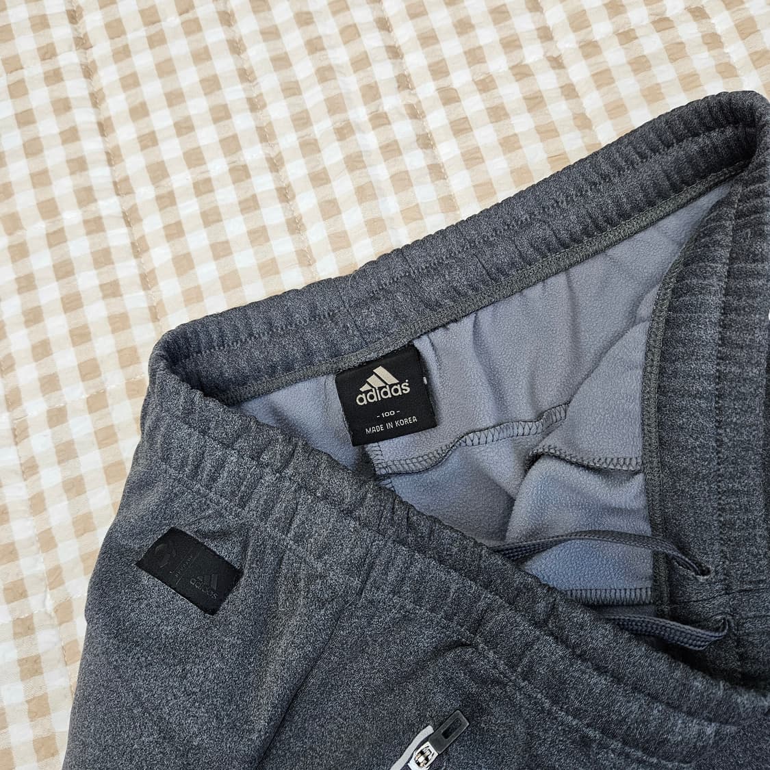 아디다스 기모 밴딩 트레이닝 팬츠 남자32~33 상품이미지2