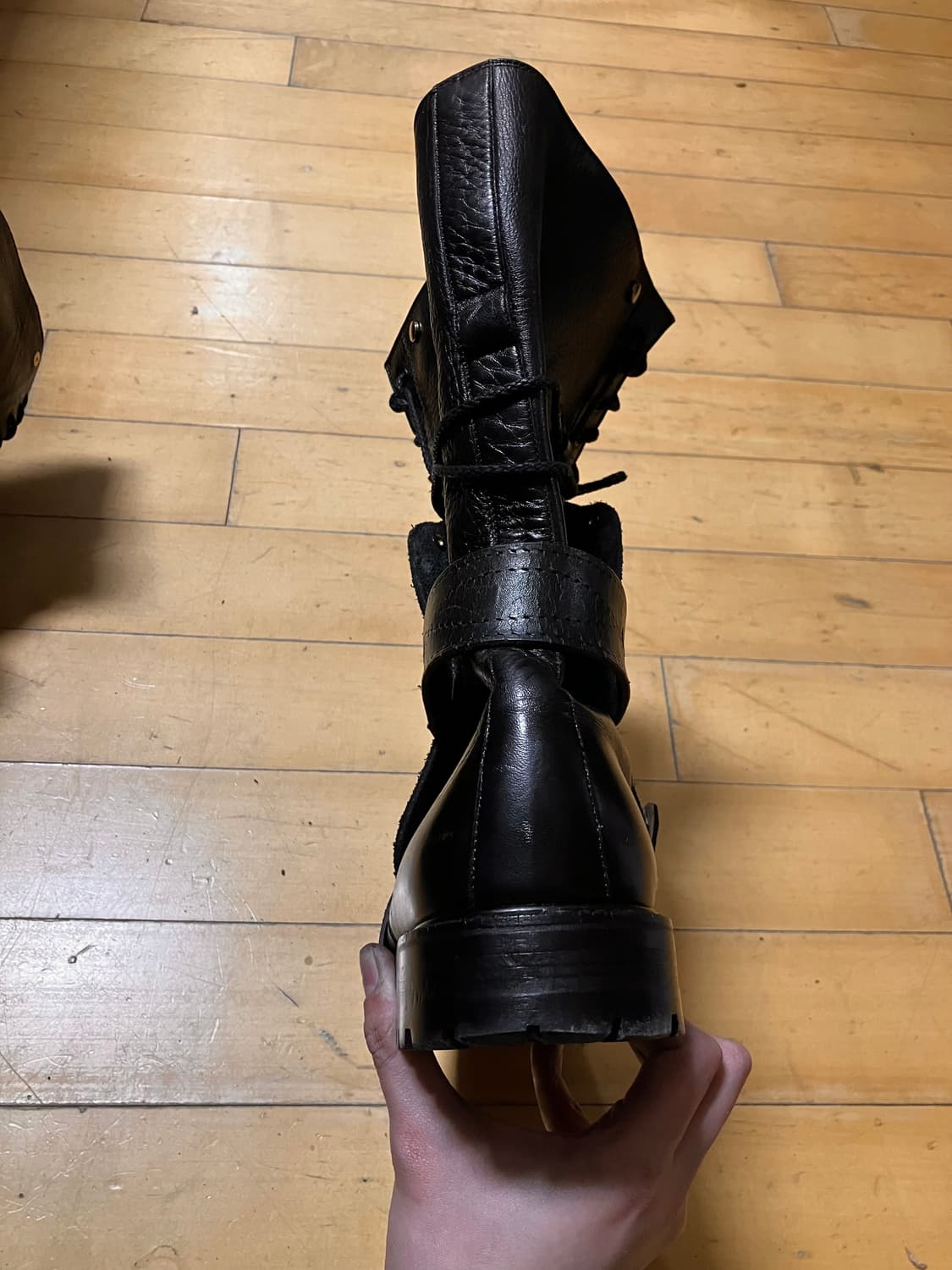 Jean paul gaultier 장폴고티에 아머 파츠 몬스터 롱 부츠 상품이미지3