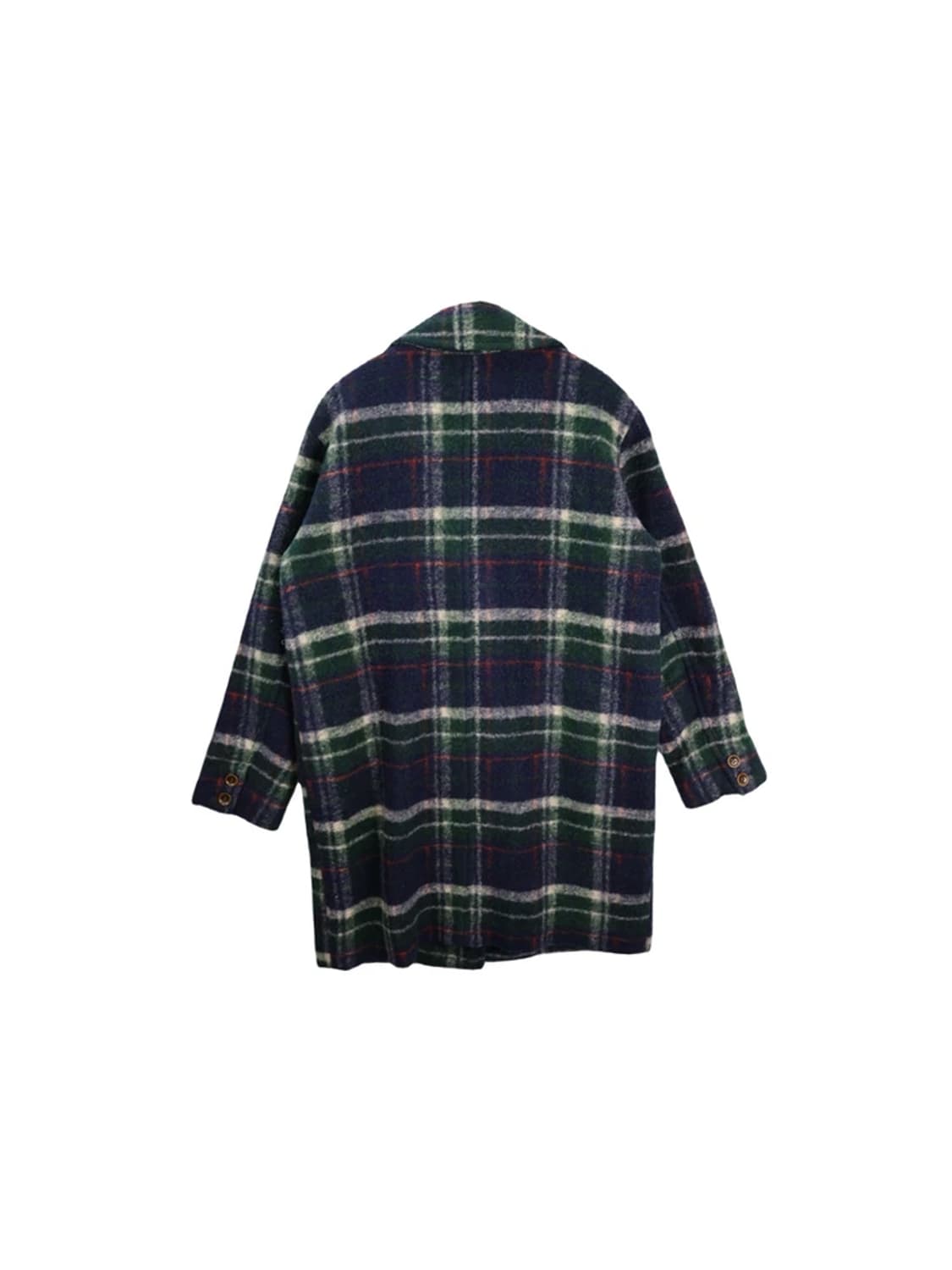 jpn 울 체크 코트 상품이미지4