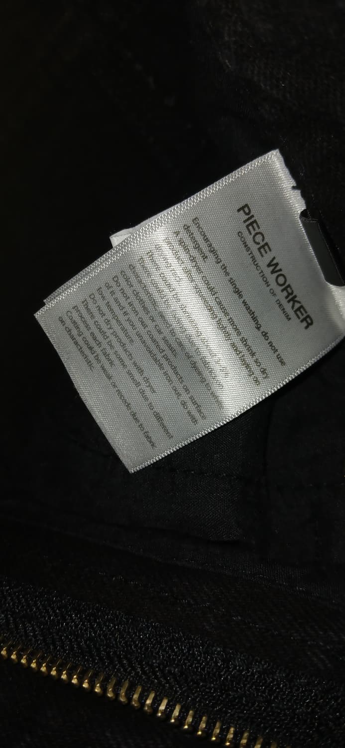 피스워커 블랙 데님 팬츠 L 상품이미지3