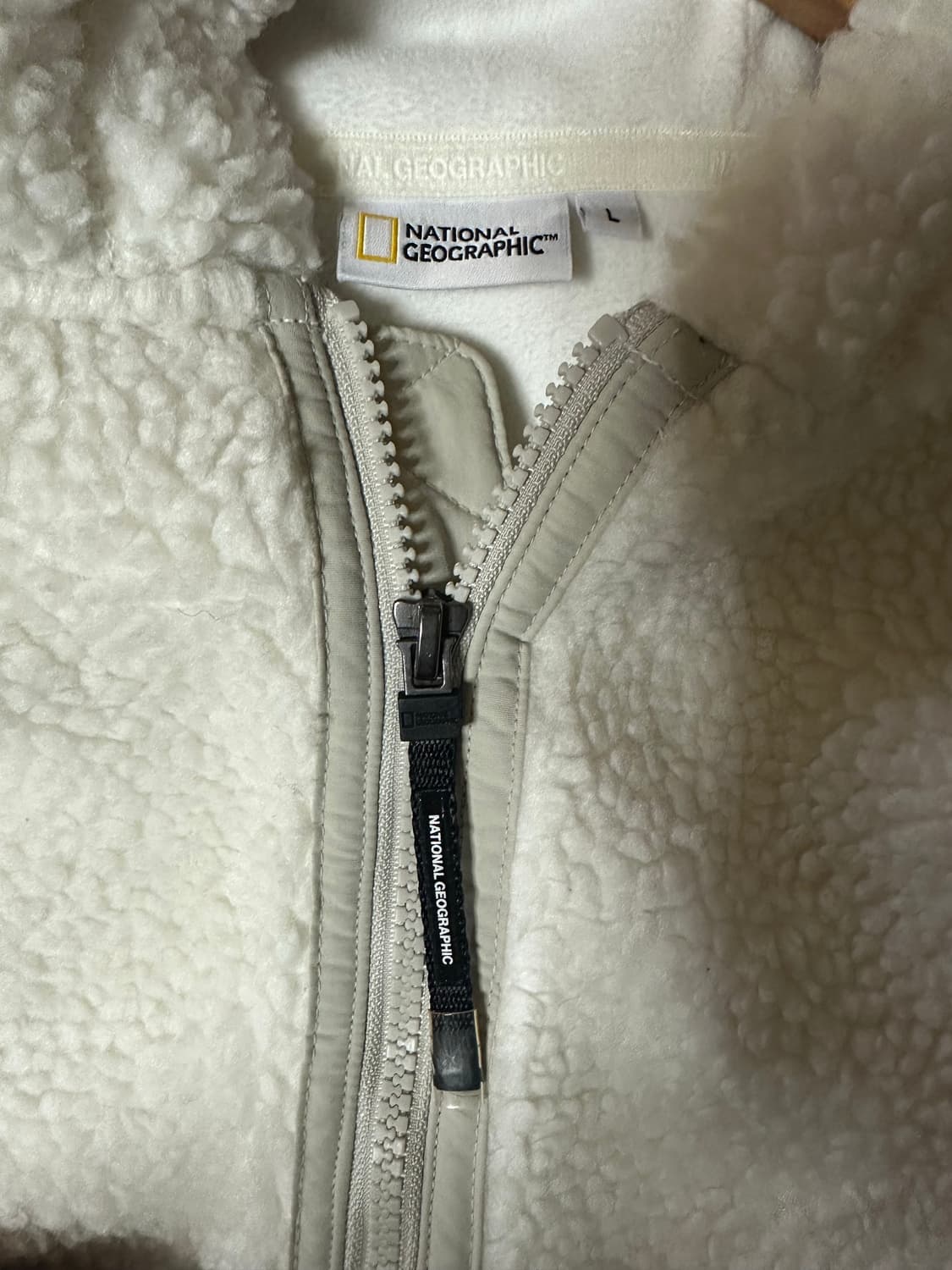 내셔널지오그래픽 뽀글이 플리스 후디 L 판매 상품이미지2