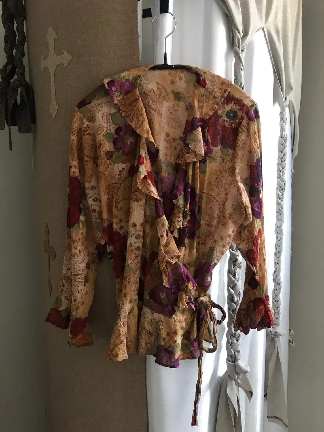 vintage pattern wrap shirts 상품이미지9