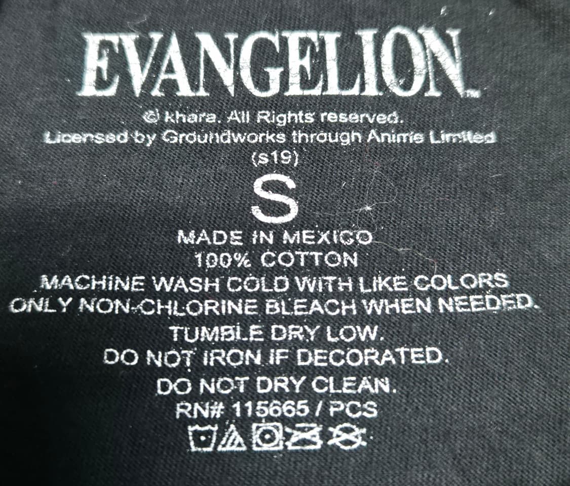 [S]에반게리온 오피셜 티셔츠 -571 상품이미지3