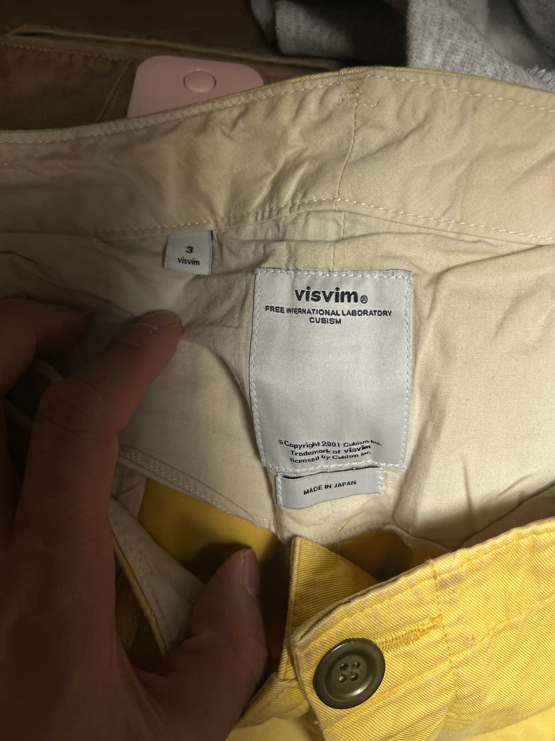 visvim 비즈빔 옐로우 그런지 쇼츠 3 상품이미지7