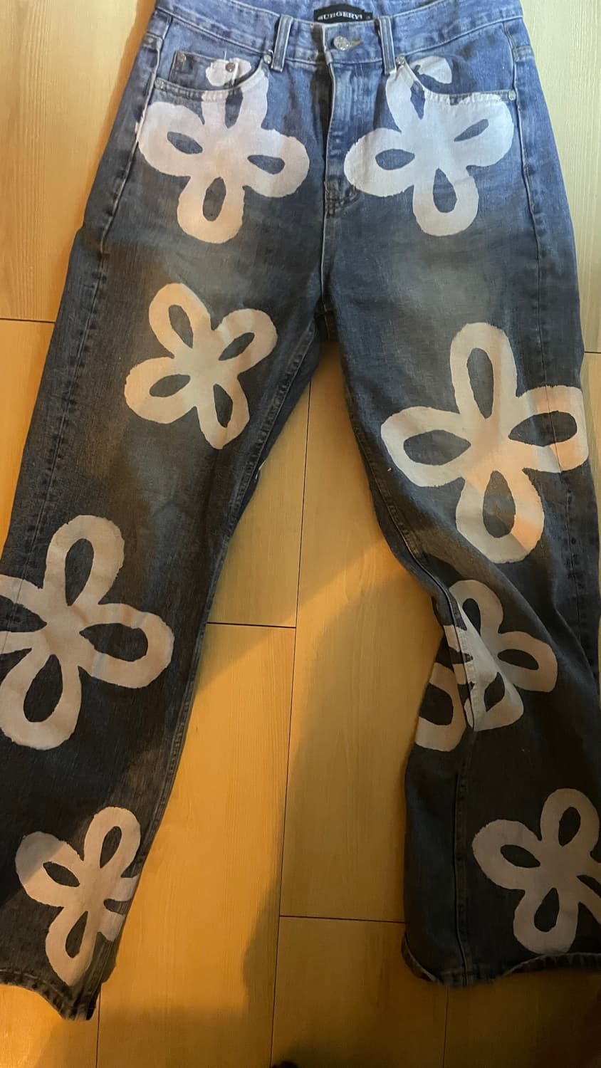 써저리 플라워 데님 판매합니다 상품이미지3