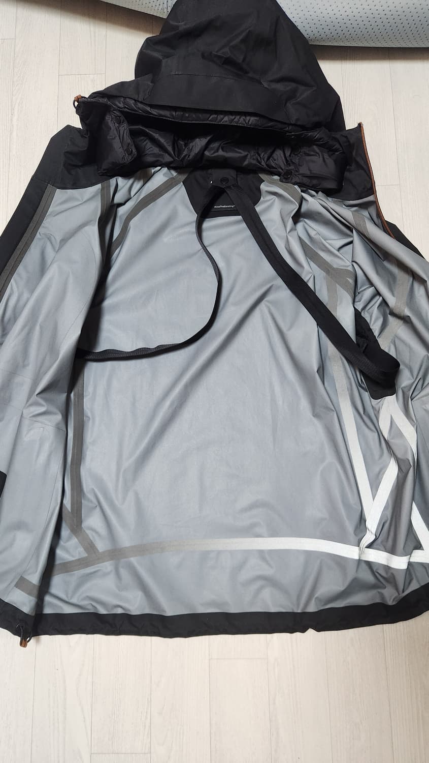 제냐 3레이어 쉘 자켓 블랙  xl 상품이미지6