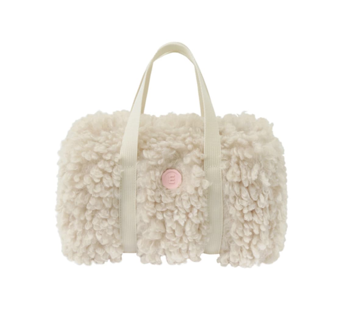 미닛뮤트 시어링 토트 백 크림 상품이미지1