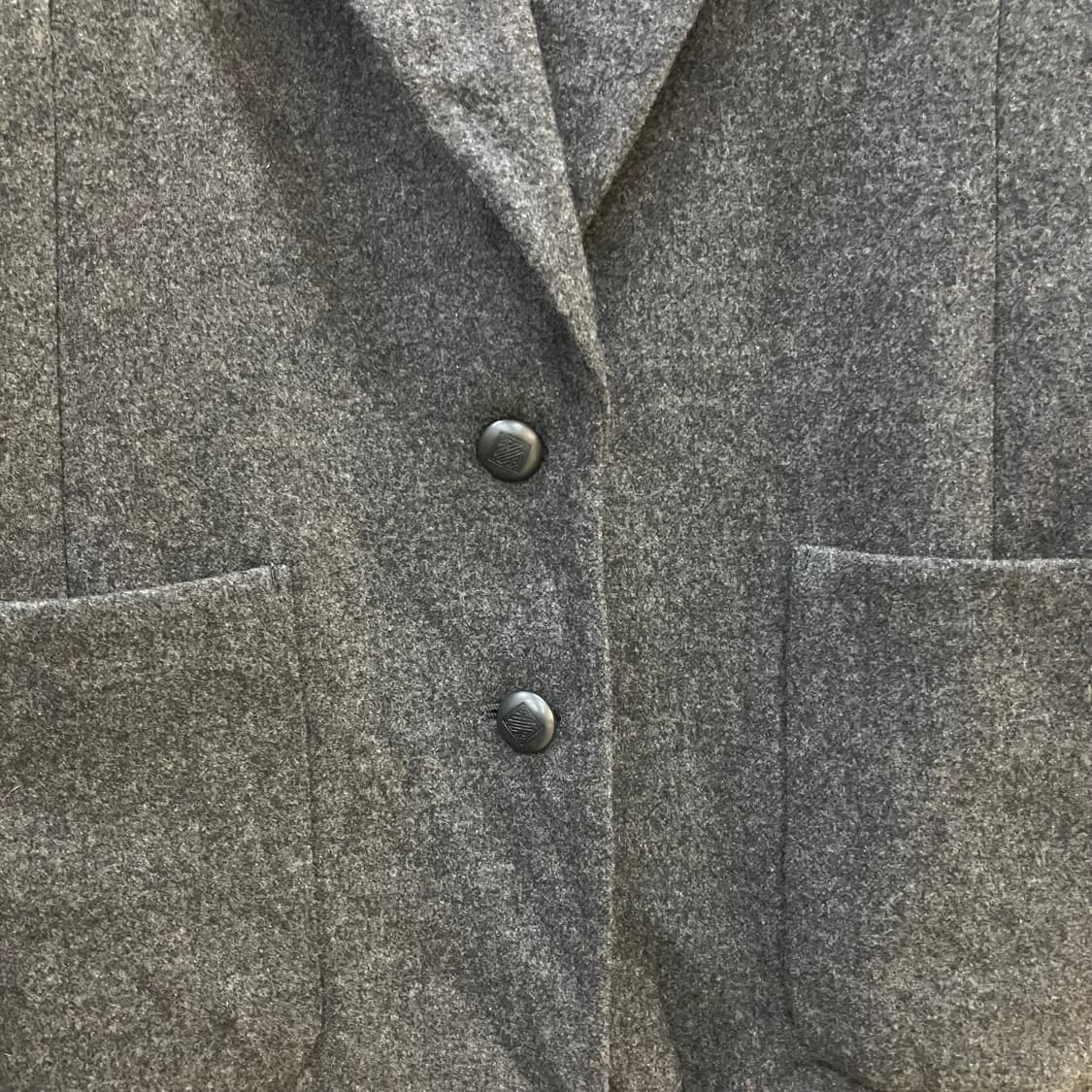 하디 에이미스 차콜 울 더블 블레이저 상품이미지5