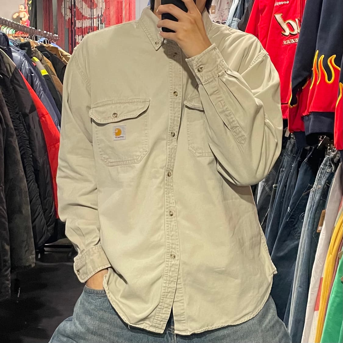 [IM] carhartt 칼하트 그레이지 긴팔셔츠 상품이미지1
