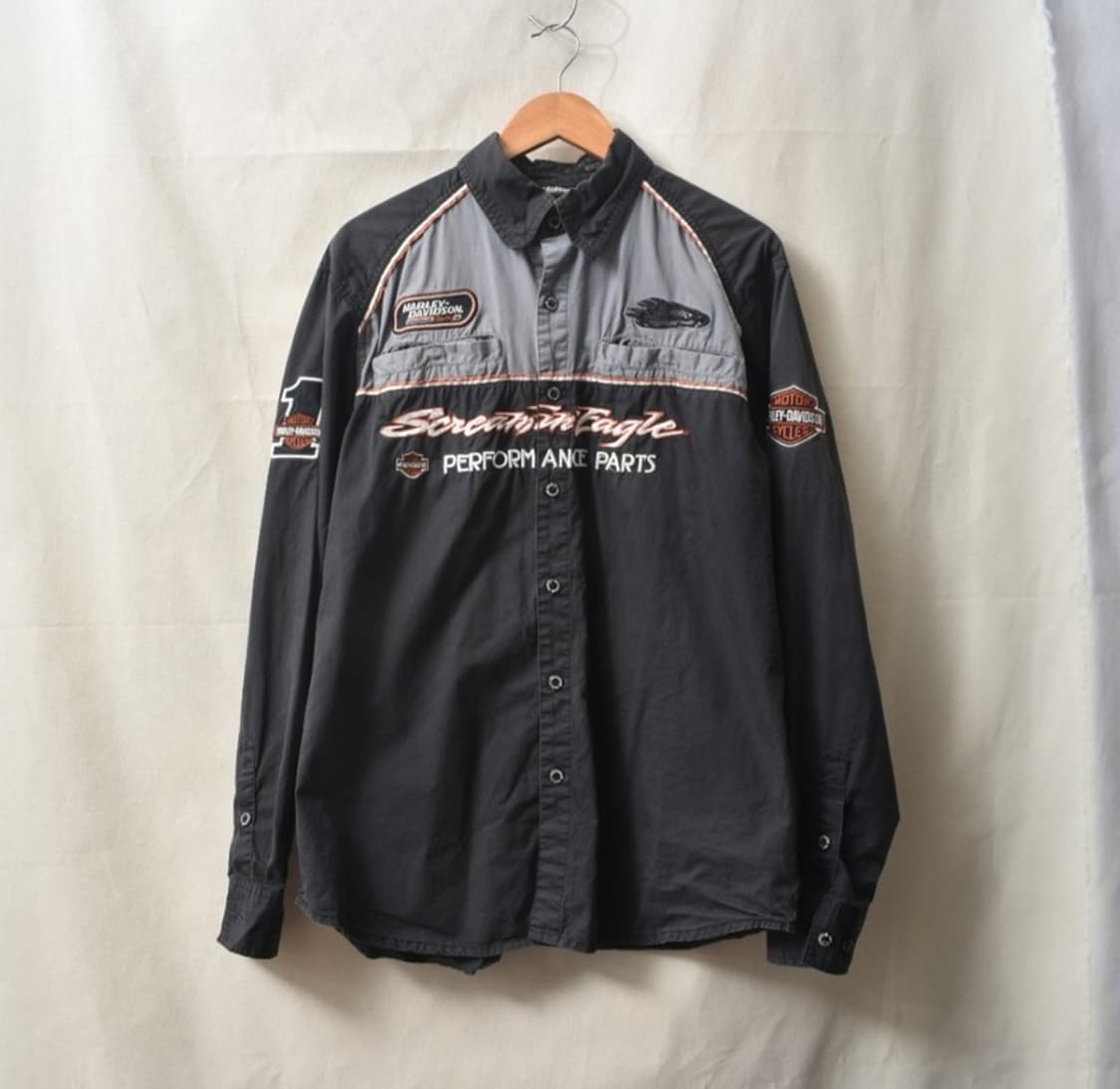 할리데이비슨 레이싱 셔츠 L M0147 상품이미지1