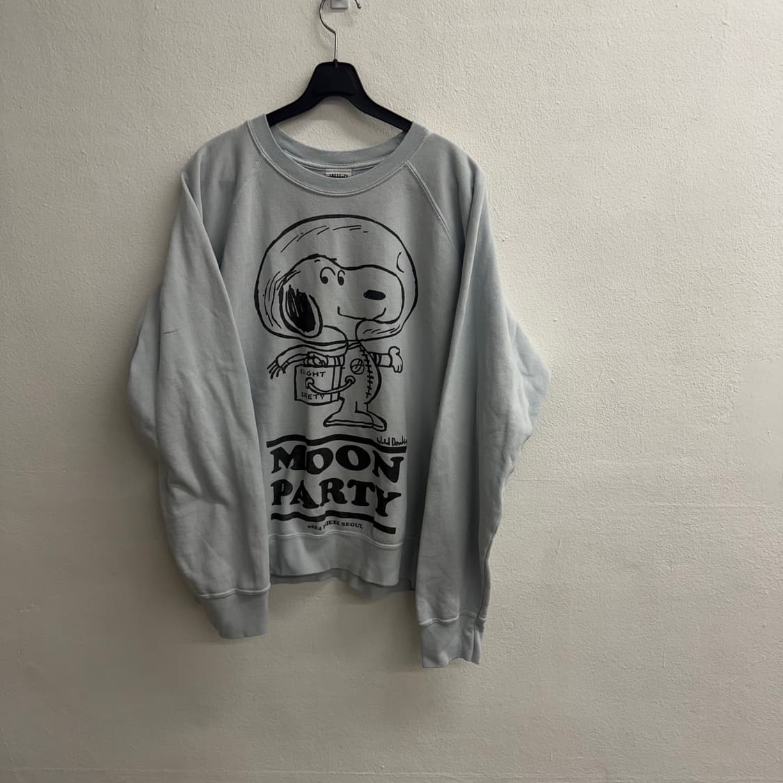 와일드동키 55주년 스누피 문파티 에디션 맨투맨 L 상품이미지1