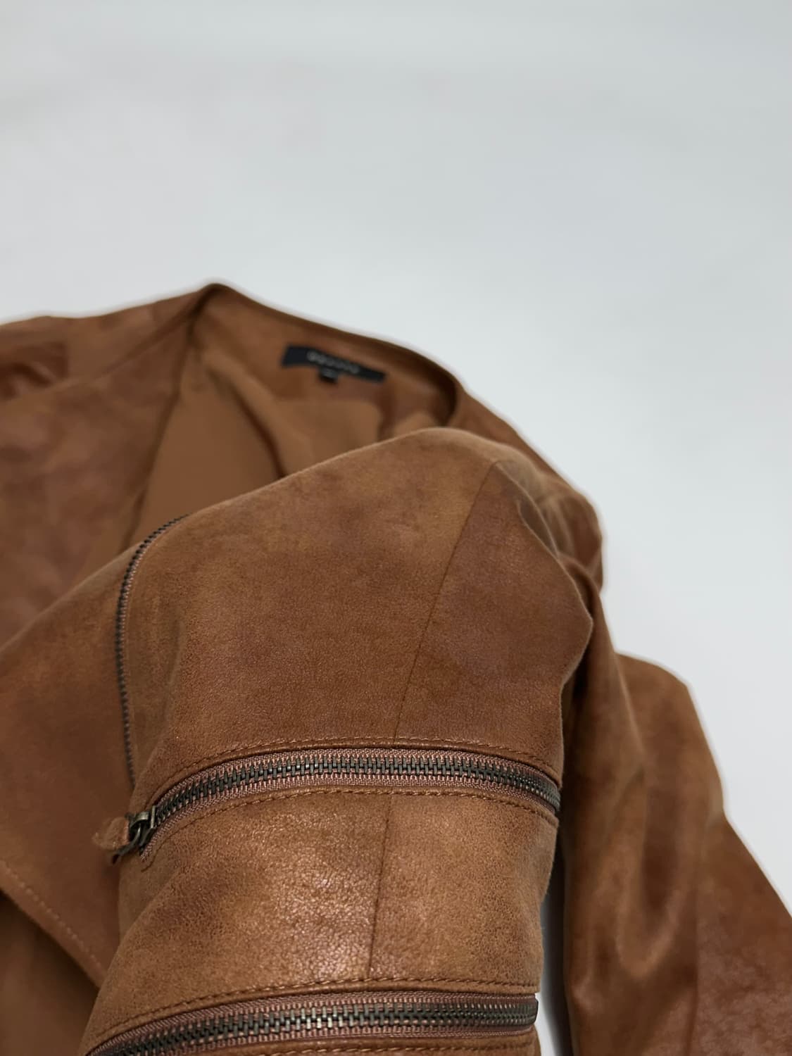 DEESSE 스웨이드 라이더 자켓 상품이미지5