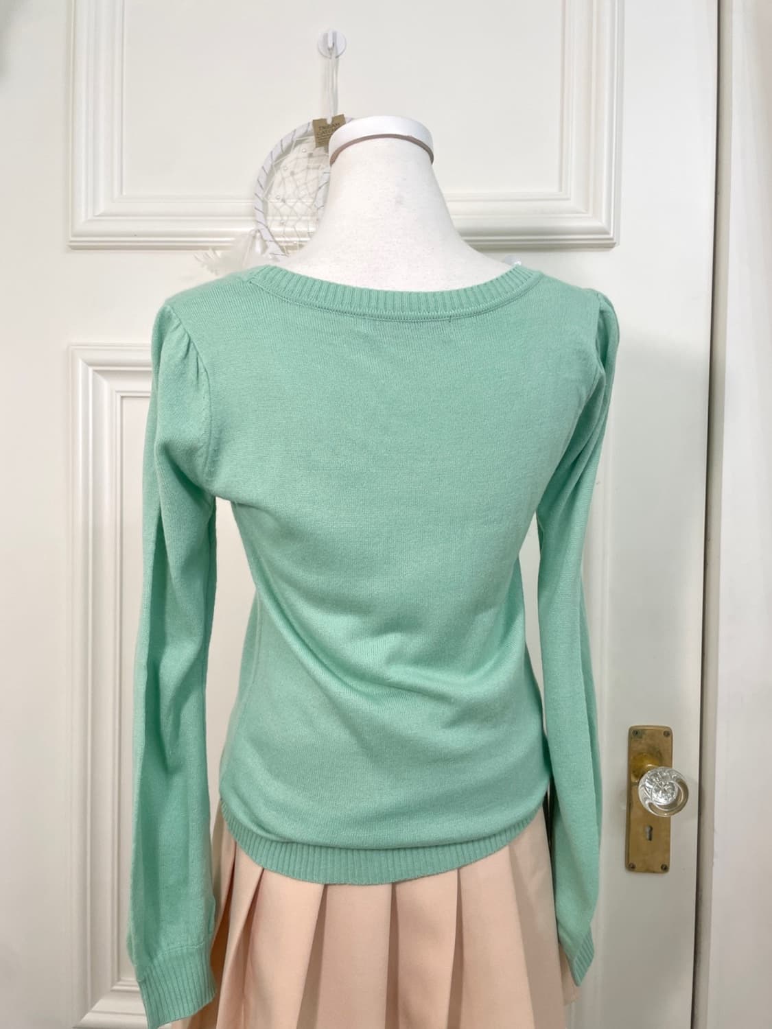 mint slim line knit top(size-M) 상품이미지5