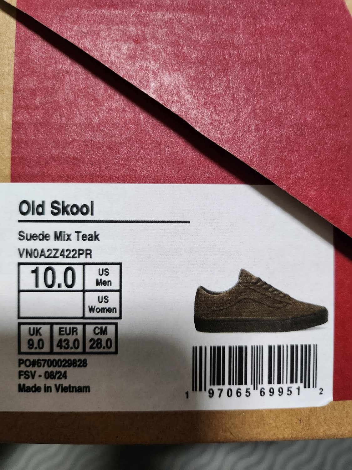 [280] 반스 올드스쿨 스웨이드 브라운 상품이미지6