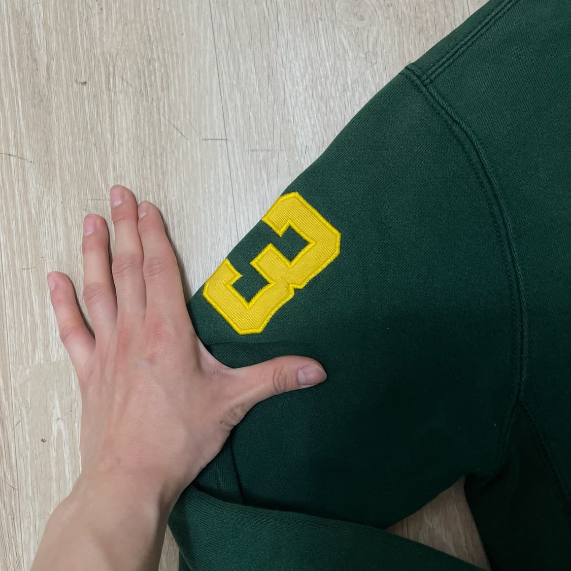 폴로 랄프로렌 빅로고 크롭 커팅 맨투맨 M/95  상품이미지4