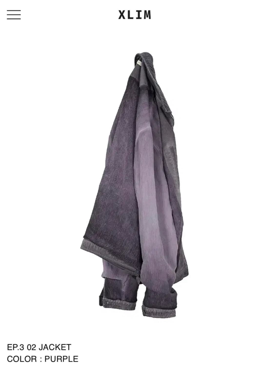 XLIM ep.3 02 jacket purple 상품이미지1