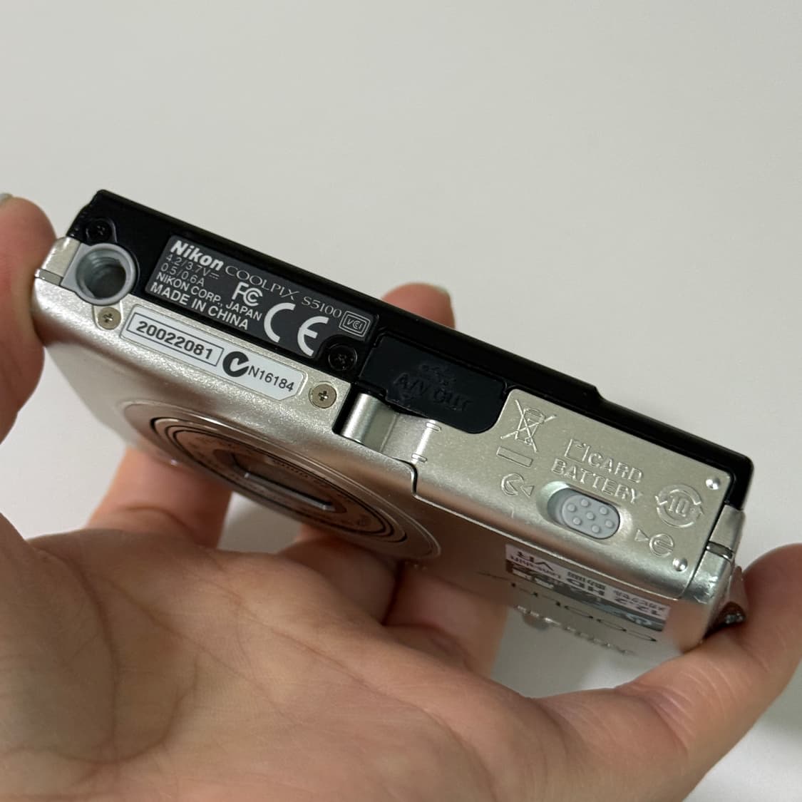 츄 디카) 니콘 쿨픽스 S5100 빈티지디카 디지털카메라 실버 상품이미지7