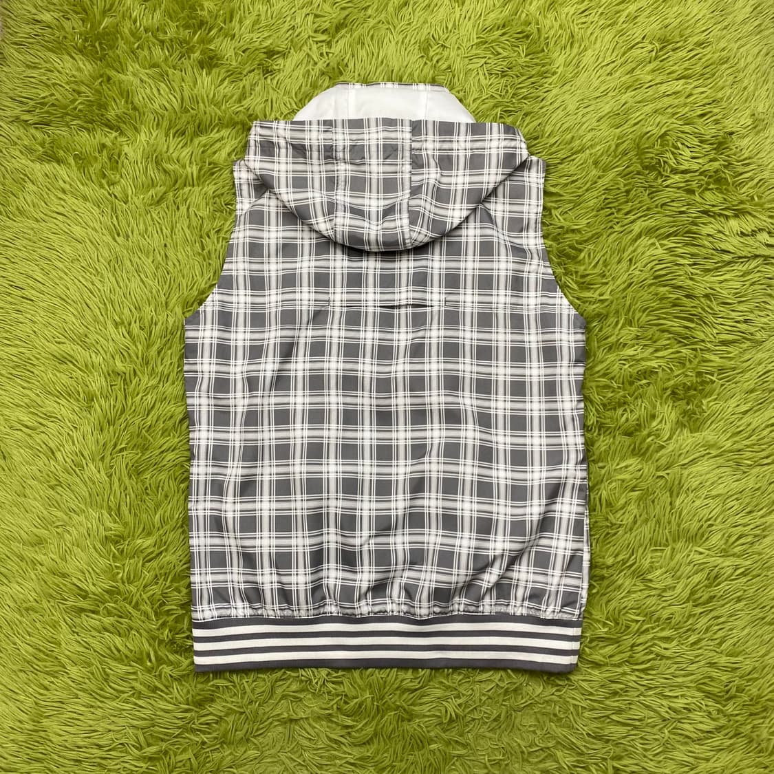 아디다스 체크 패턴 윈드 브레이커 베스트 상품이미지4