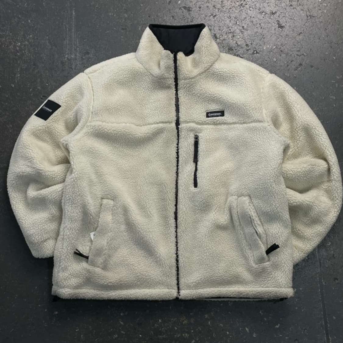 100 커버낫 리버시블 후리스 자켓  상품이미지3