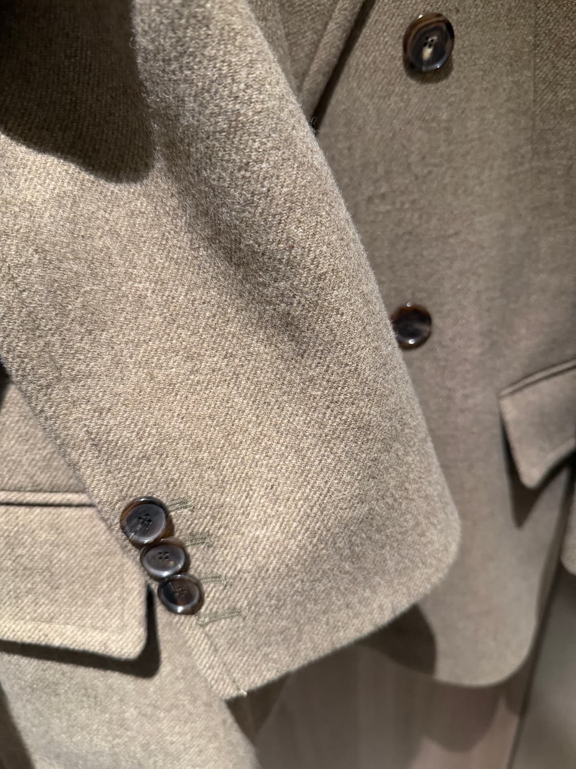 렉토 하프코트 베이지 M 상품이미지5