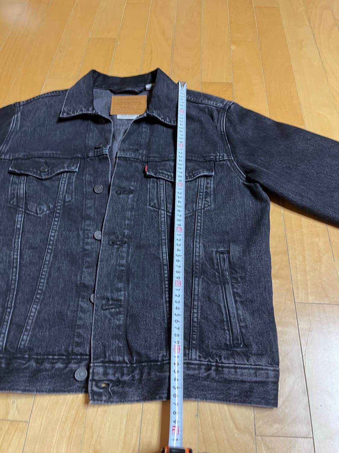 리바이스 프리미엄 트러커 s사이즈 블랙 상품이미지5