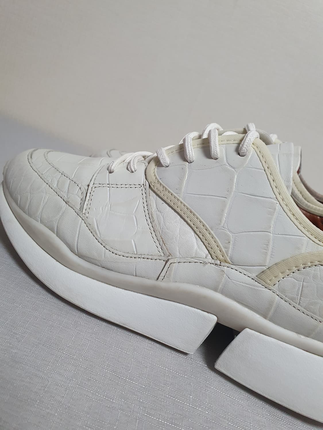 230mm 나무하나 cuir 베이지 스니커즈 키높이 상품이미지7