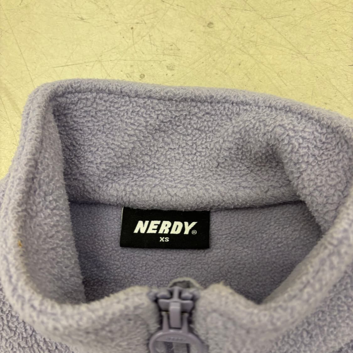 널디 퍼플 플리스 집업 상품이미지3