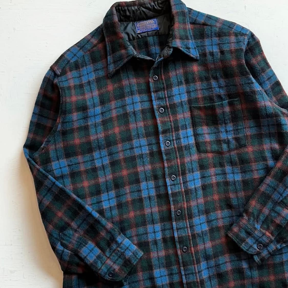 80’s U.S.A 펜들턴 버진울 셔츠 상품이미지4