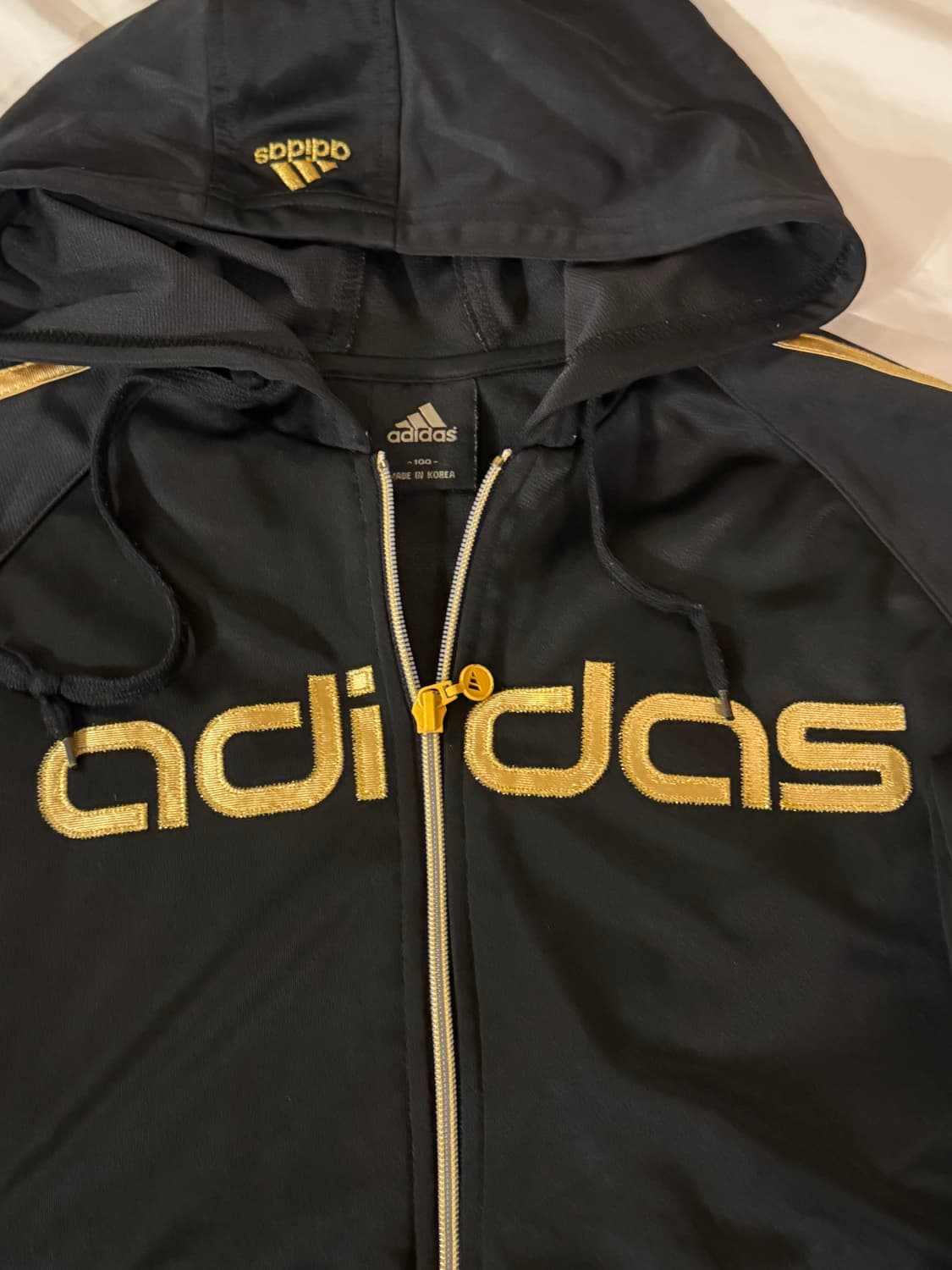 아디다스 골드 후드집업(100) 상품이미지2