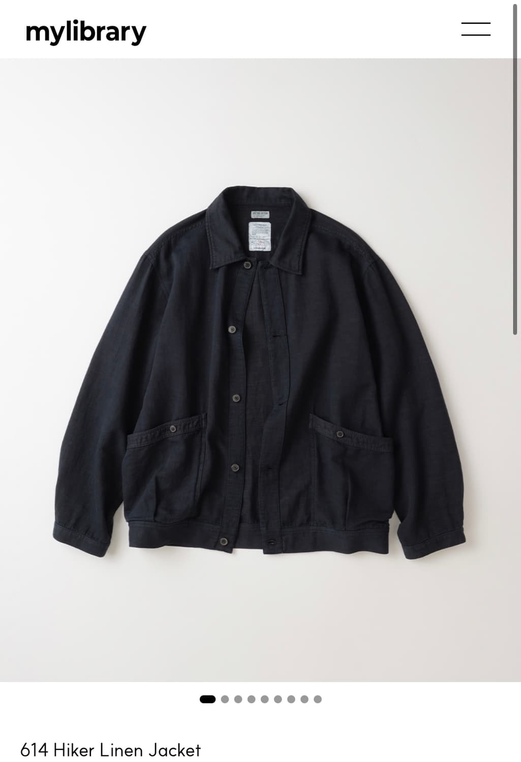 [4] 마이라이브러리 614 hiker linen jacket 상품이미지1