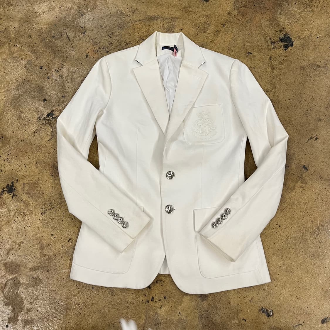[정품/2] 폴로 랄프로렌 화이트 블레이저 자켓 b19 상품이미지2