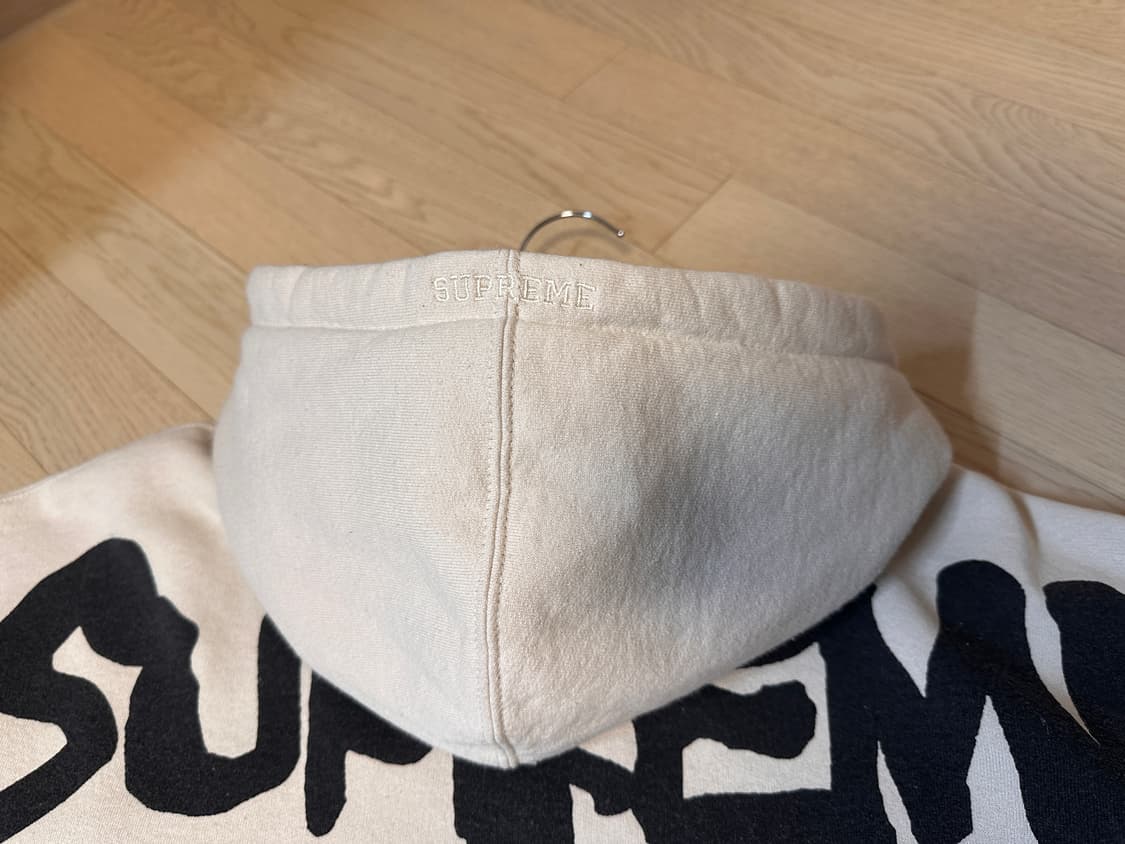 슈프림 x 트레셔 집업 후드 스웨트셔츠 스톤 상품이미지3