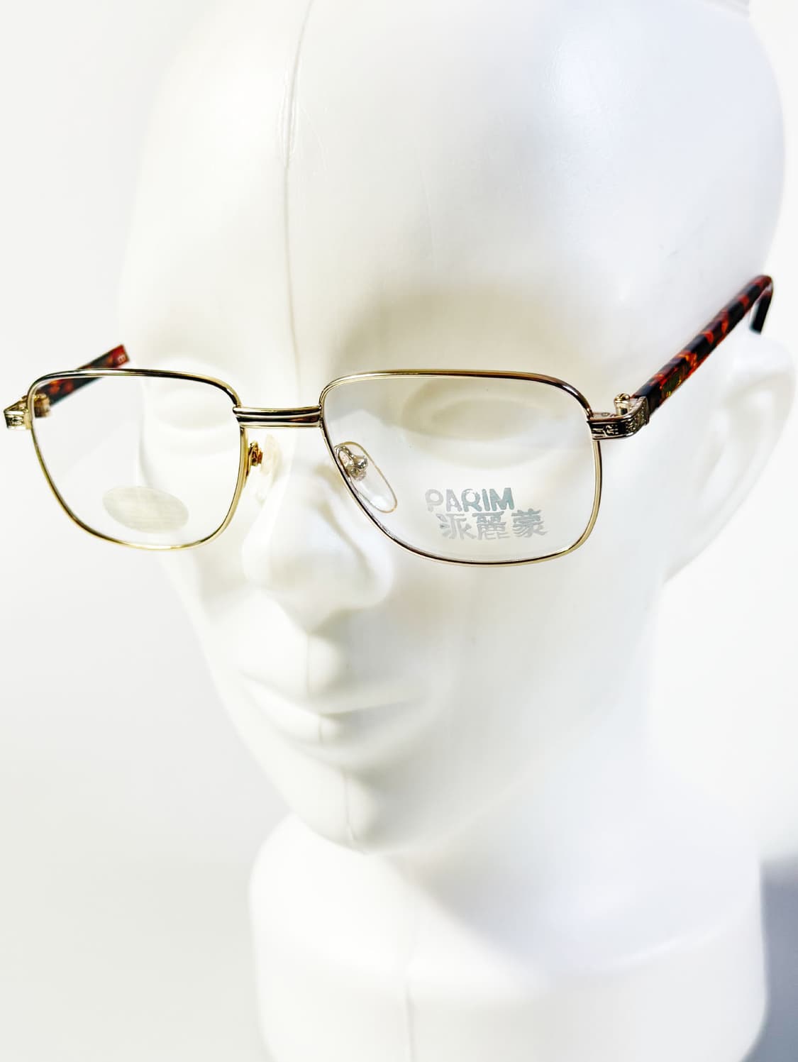 90s PARIM 골드 클래식 스퀘어 메탈 프레임 빈티지 안경 상품이미지8