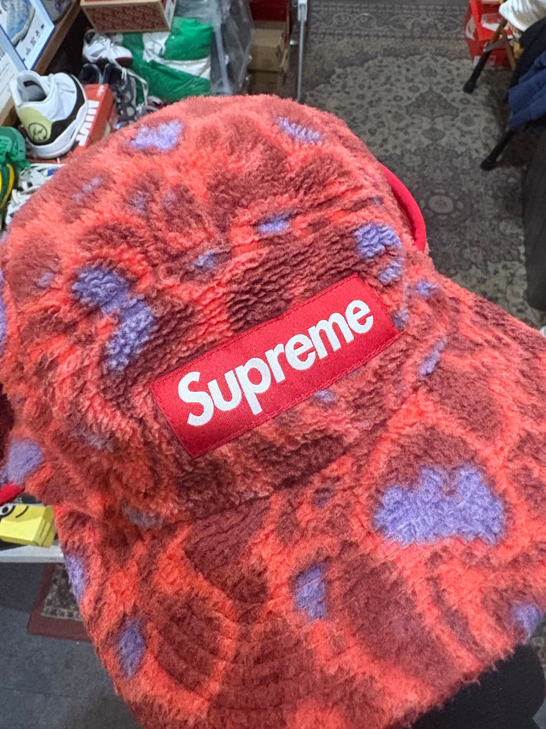 슈프림 이어플랩 캠프캡 상품이미지3