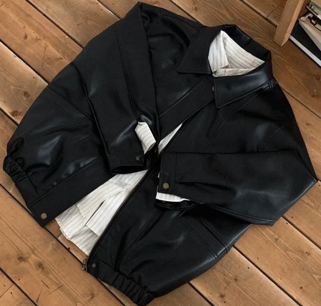 에이블리 레더자켓 상품이미지1