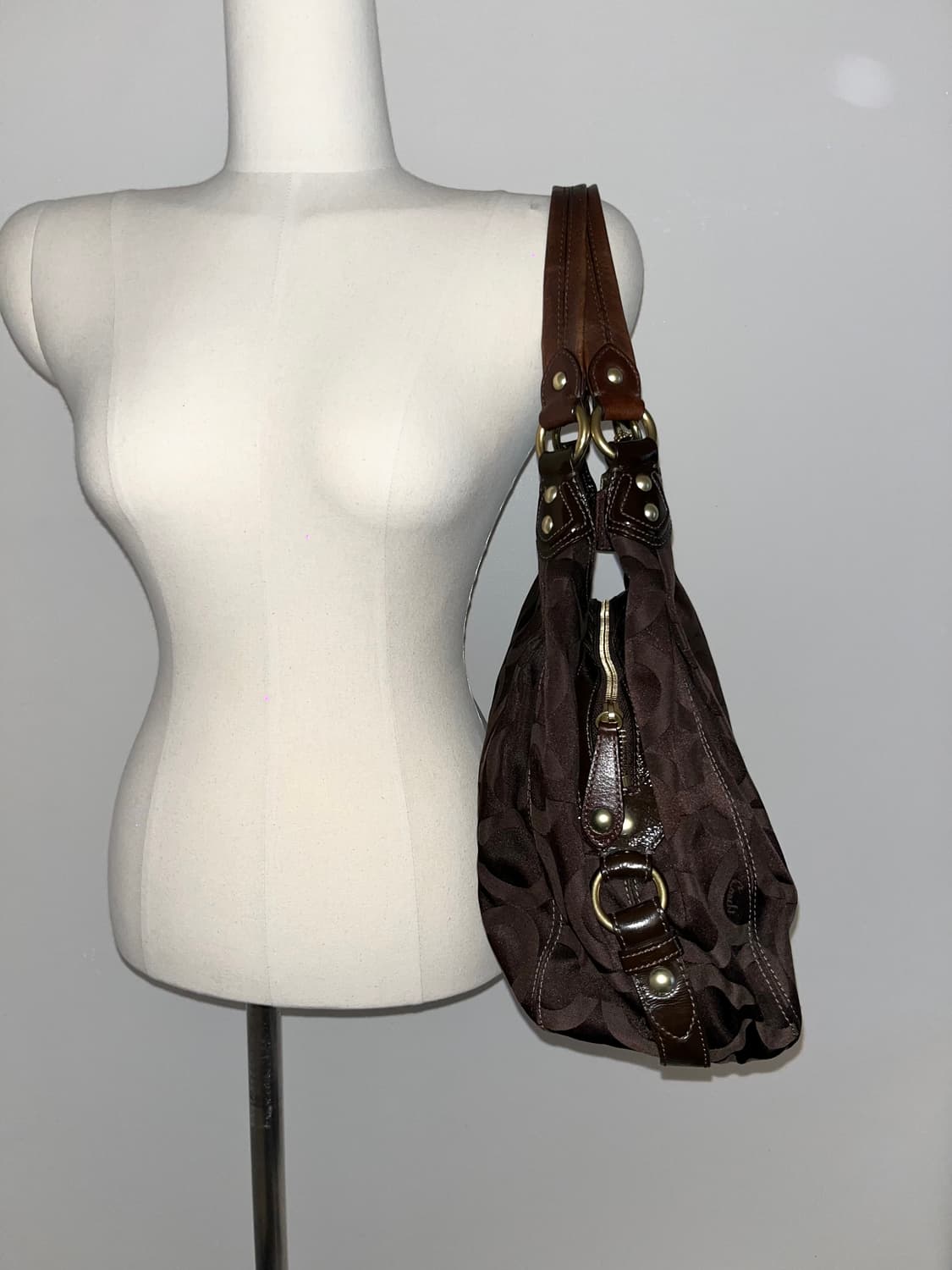 📦90ss Coach Brown shoulder bag 상품이미지6