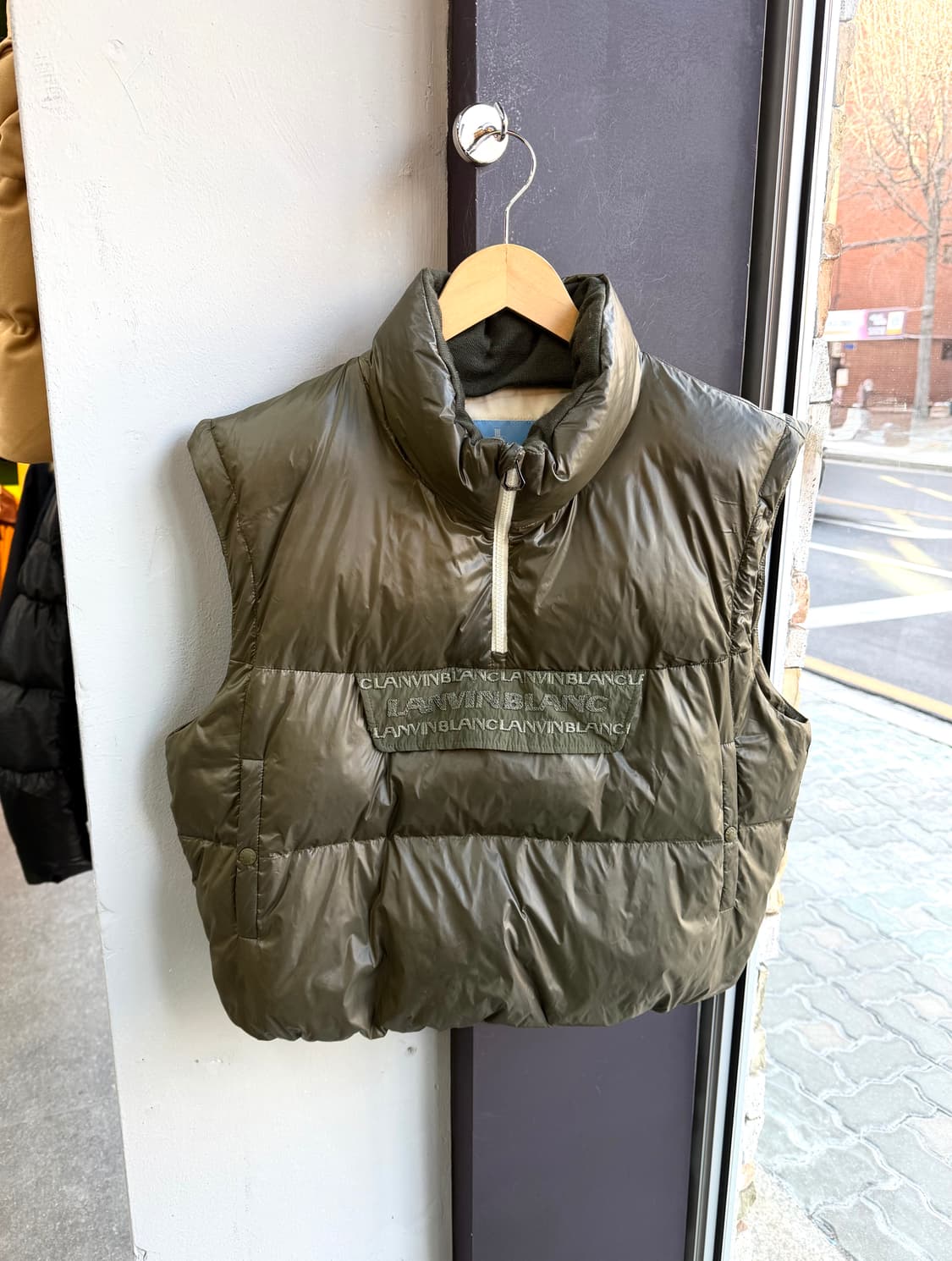 S/ 랑방 22FW 구스다운 베스트 하프집업 상품이미지2