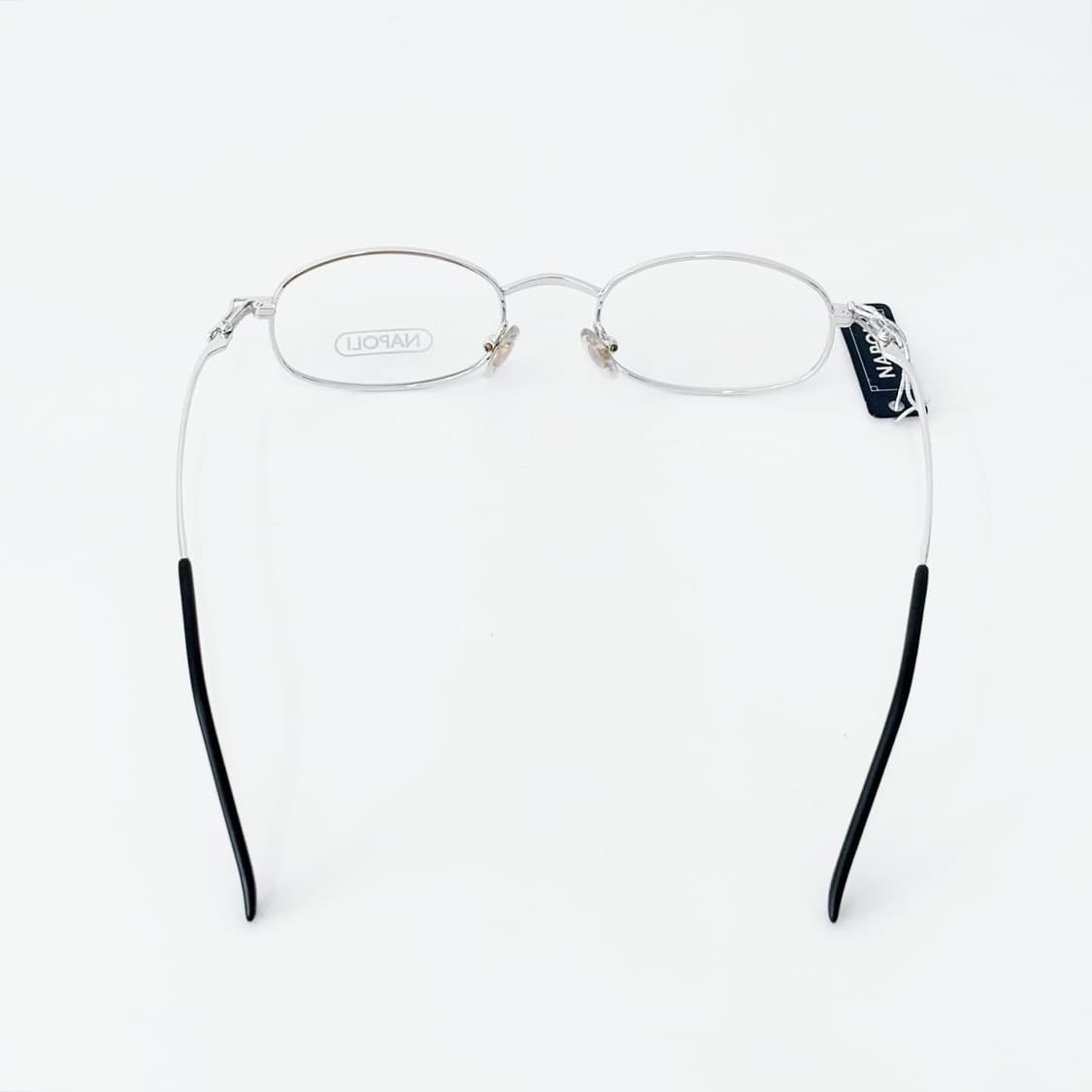 NAPOLI 실버 오벌 데드스탁 빈티지안경 상품이미지4