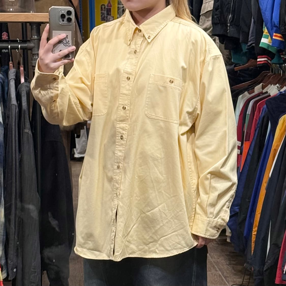 [HI] 칼하트 긴팔셔츠 옐로우  상품이미지4