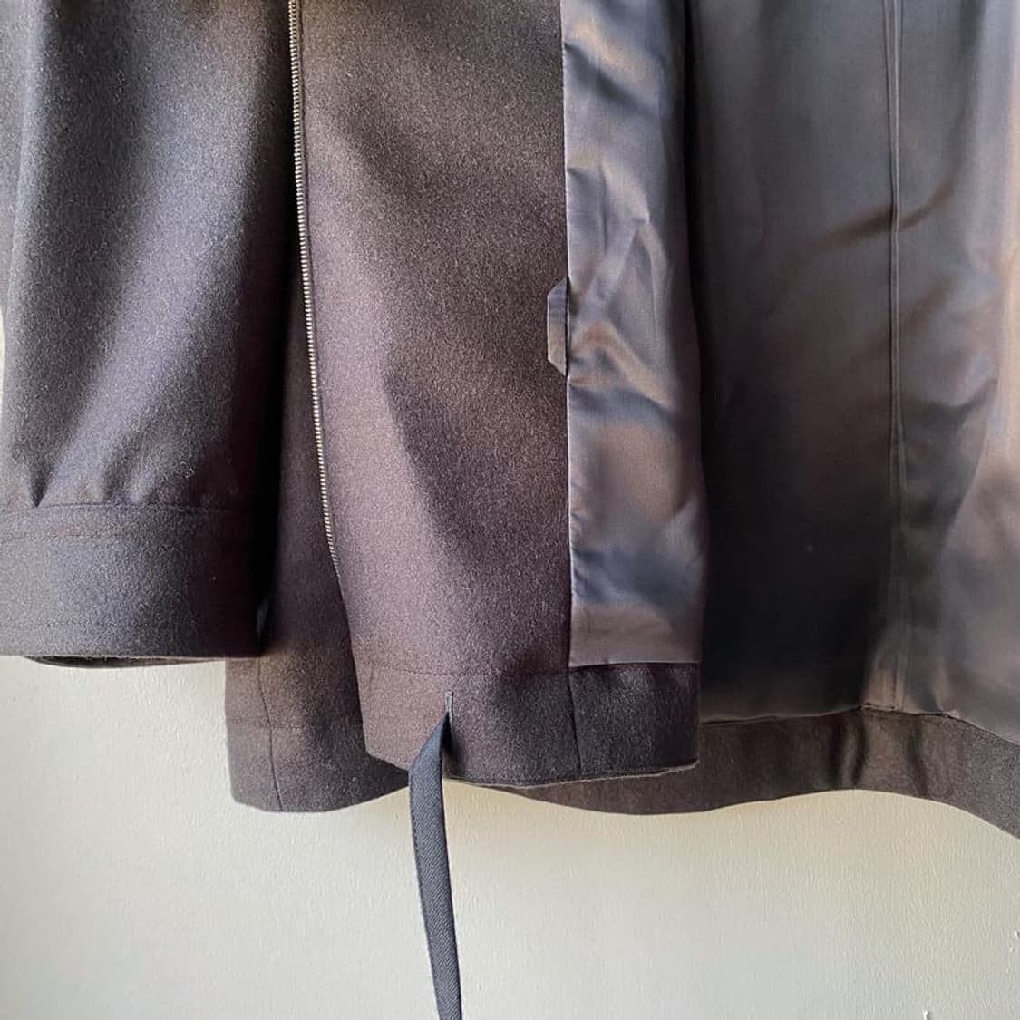 슈테인 stein 멜톤 집 울 하프 코트 상품이미지3