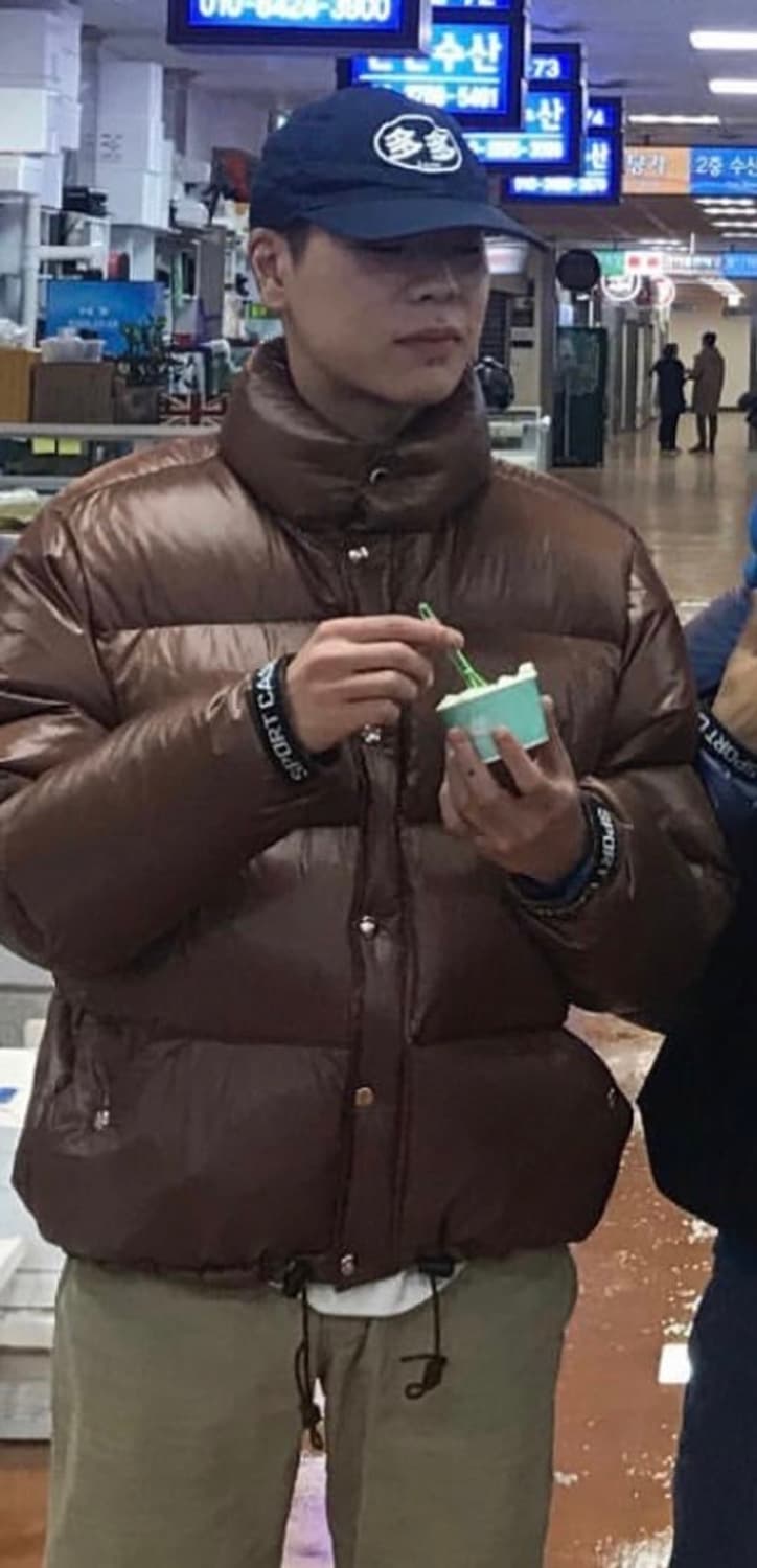 헤리티지플로스 17FW 패딩 브라운 M 상품이미지1